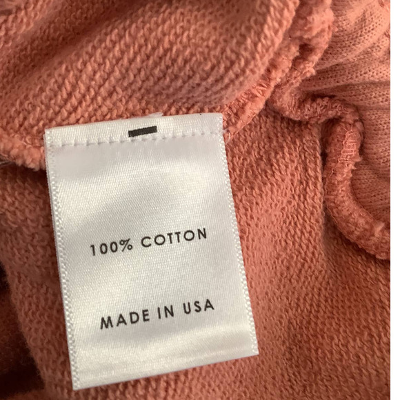 Sixthreeseven Pink Size Small Women Pull On Cotton French Terry The Sweat Short - Picture 8 of 9